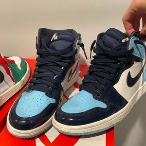 Jordan 1 Retro High OG Blue Chill sneakers